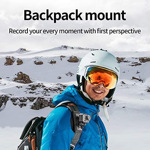 TELESIN Backpack Shoulder Strap Mount for DJI Insta360 GoPro Hero — view 5