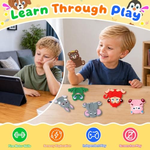 Animal Sensory Fidget Toys for Kids Autism ADHD, Textured Silicone Fidgets — view 6