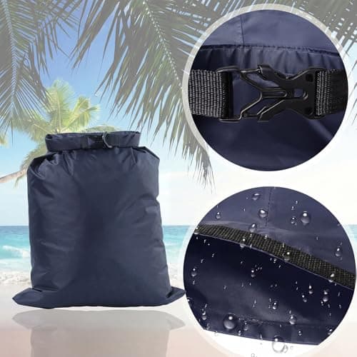kuou 8 Pack Waterproof Dry Bags, 1.5L-13L, Lightweight, Multicolor — view 2
