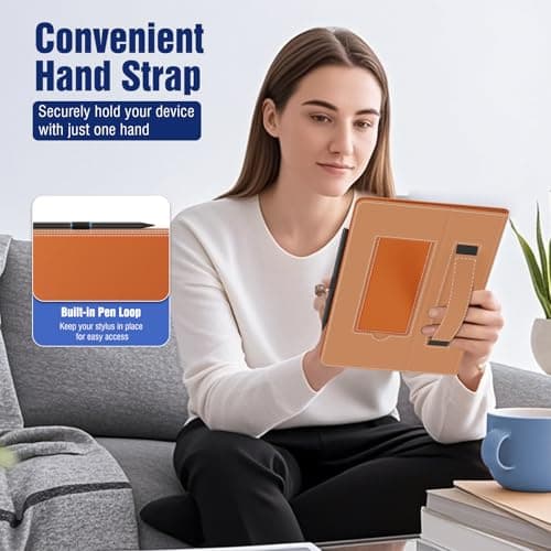 TiMOVO Universal Case for 10.1 Inch Android Tablet, Orange — view 3
