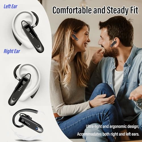 Atheewon Bluetooth Headsets V5.4 with ENC Noise Canceling Mic — view 4