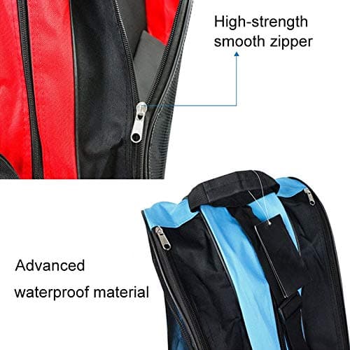 YFCTLM Ski Boot Bag Portable Shoes Storage Boot bags Carrier Holder Case for Kids Adults,Nylon (Color : Burgundy) — view 4