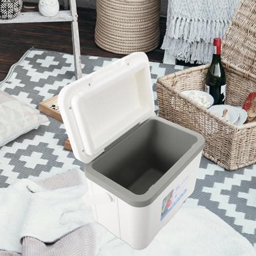 Portable Cooler Box 6 L White PP for Camping and Road Trips — view 6