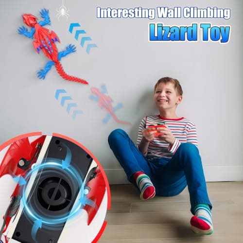 Shayson Wall Crawler Gecko, Floor Ceiling Crawling lizard toys for Kids — view 4