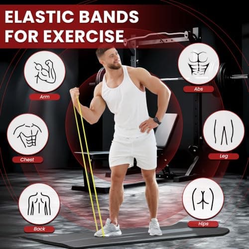 Resistance Bands Set, Exercise Band with Door Anchor for Men & Women — view 4