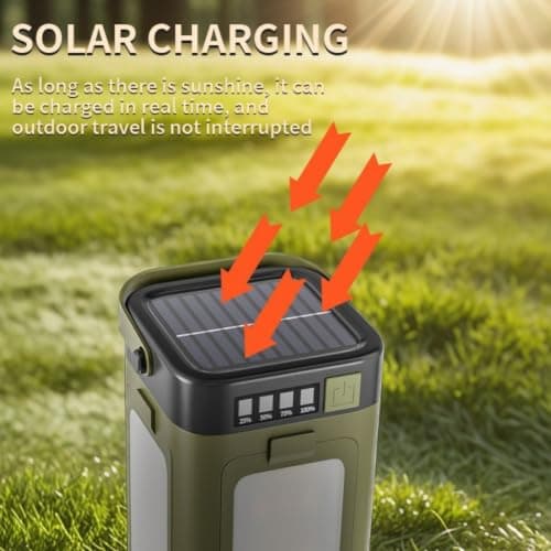 Solar Camping Lantern Foldable USB Power Bank IPX4 — view 2