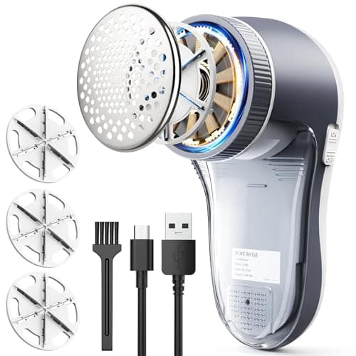 POPCHOSE Bobble Remover for Clothes, USB Rechargeable Fabric Shaver