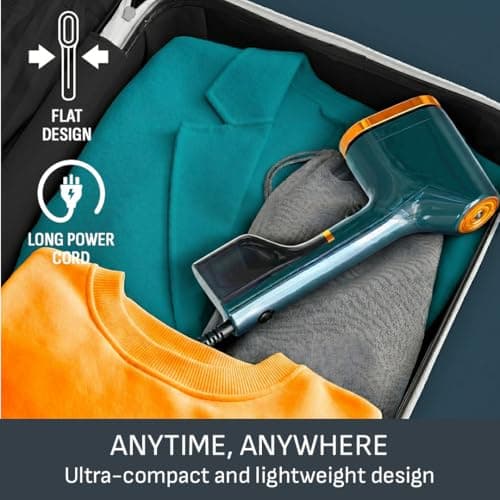 Tefal Pure Pop Glam Garment Steamer – Quick, Easy, Perfect for Travel, 15 Second Heat-Up, 20g/min Steam, DT2050G0 — view 5