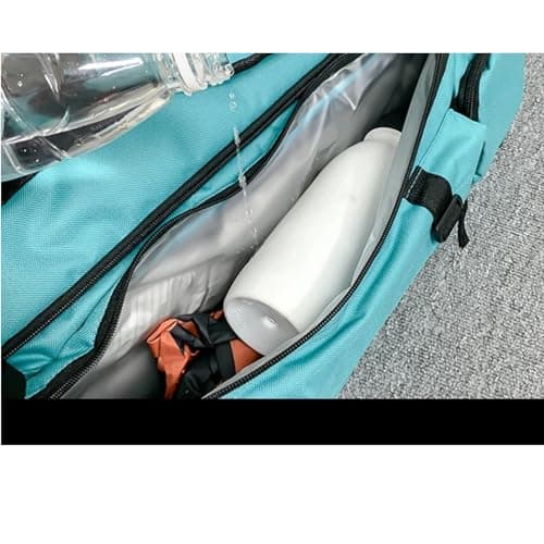 MLKBDB Unisex Backpack - Large Capacity Outdoor Hiking Ski Bag Crossbody Travel(Teal) — view 6