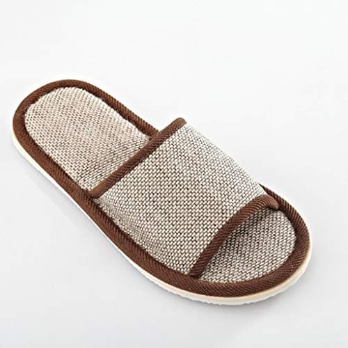 Slider Slippers Women Summer, Open Toe Slippers Women, Breathable Cotton Slipper, Soft Indoor Slide Sandals, Anti-Slip Home Footwear, Lightweight Fabric Slipper,Casual Home Shoes For Women — view 5