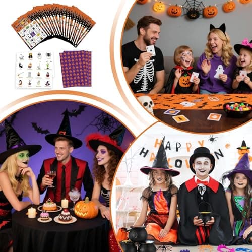 Card Games for Kids Halloween Family Gatherings Interactive Party Board — view 4