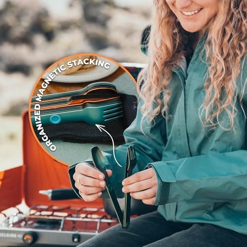 FULL WiNDSOR - MAGWARE Magnetic Travel Camping Cutlery Utensils Set — view 4