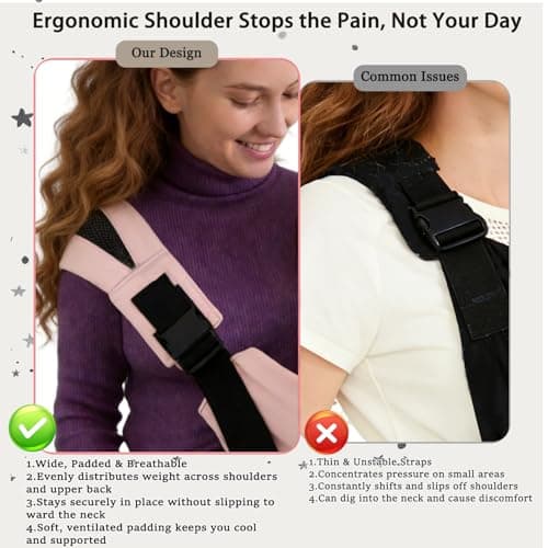 Baby Sling Carrier | Adjustable Front & Back, Adjustable Sling Easy Toddler Carrier Comfortable — view 5
