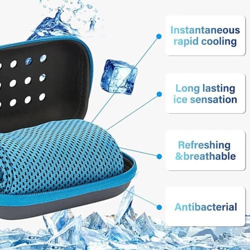 YIttings 5 Pack Cooling Towels,30x80 Cm Breathable Instant Quick Drying Ice Cool Microfibre Towel, Cool Towels For Extreme Heat For Men Women Kids Gym Workout Running Yoga Golf Camping — view 5