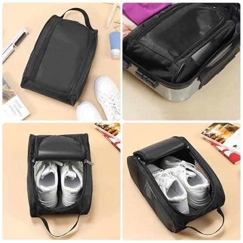 Waterproof Shoe Bag with Ventilation Breathable for Golf Shoes Boot Bag, Rugby Boot Shoe Bag, Football Boot Bag, Multifunctional Shoe Bags for Travel for Men, Women, Boys and Girls — view 5