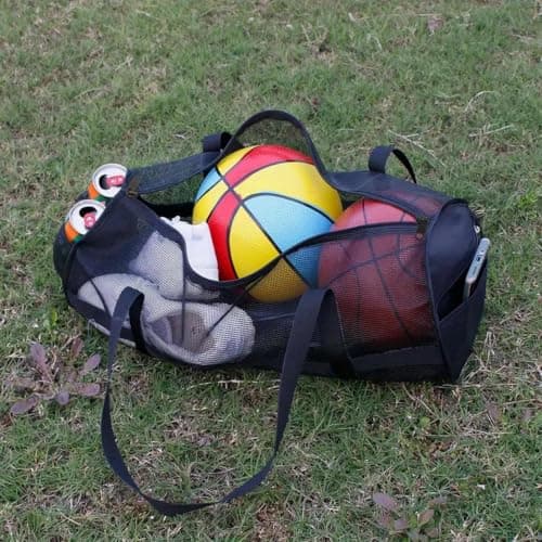 Diving Mesh Duffel Bag, Snorkel Gear Bag, Scuba Travel Tote, Spacious and Foldable Design, Breathable Mesh Construction, 27.56x11.02x11.02 Inches, for Snorkeling, Scuba, Swimming, Or Beach Trips — view 3