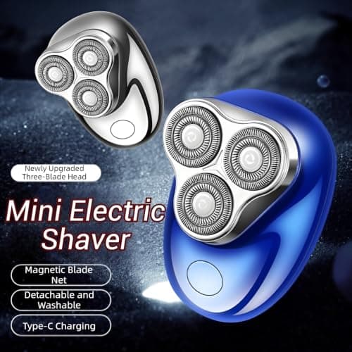 Mini Electric Razor Shaver for Men, USB Rechargeable Pocket Razor — view 5