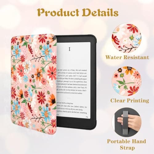 Case for 7 inch Kindle Paperwhite 12th Gen 2024, EReader Protective Cover — view 3