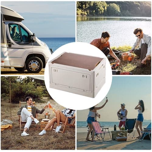 Foldable Trunk Organizer for Car | Folding Trunk Organizer for Auto - Folding Design Vehicle Storage Tool for Hiking, Camping, Picnic, Fishing, Road Trips — view 4