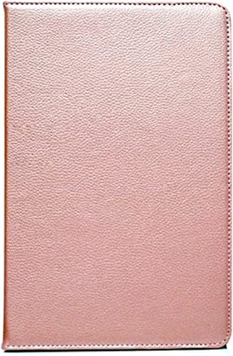 DV 10inch Tablet Case Cover - Universal Leather Stand Case Folio Cover Magic Leather 360° Rotating Case Fits for ALL 10" Inch & 10.1" Inch Android Tablets tab (Ross Gold) — view 3