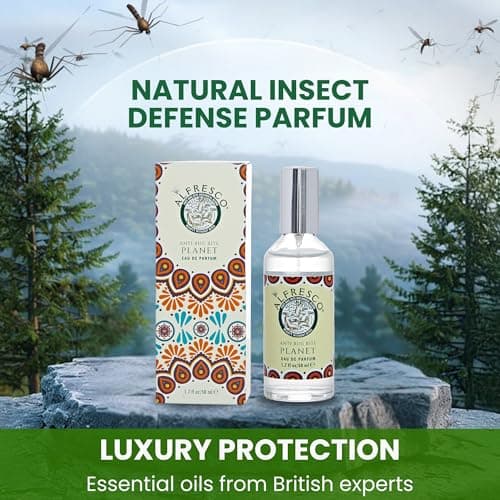 Alfresco - Planet, Anti Bug Bite Eau de Parfum, Natural Bug Repellent Perfume, Mosquito Repellent Spray with Essential Oils, Holiday Essentials Travel Size Insect Repellent - (50 ml, Unisex) — view 2