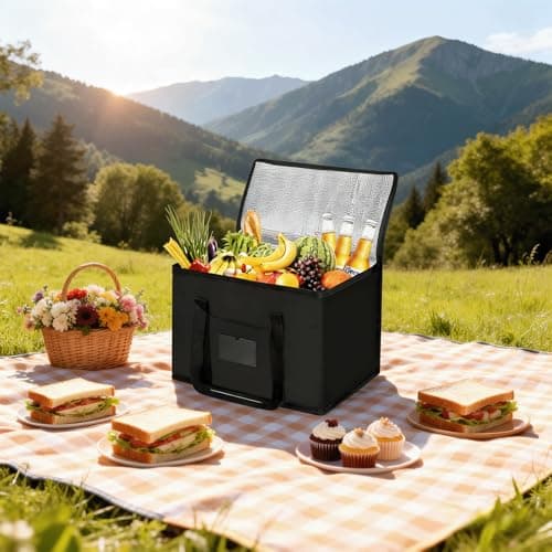 Cooler Bag 43x31x30cm, 420D Oxford Cloth Thermal Insulated, 40L — view 3