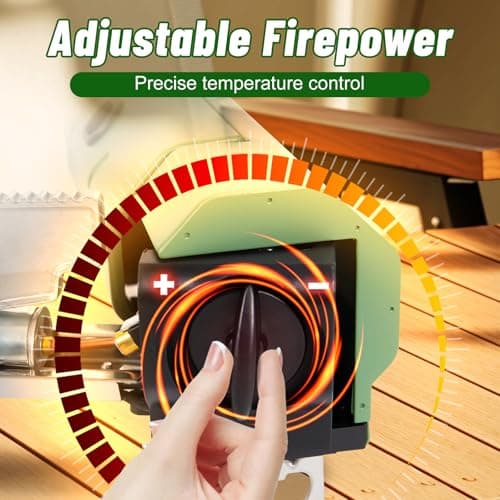 Orifesio Foldable Camping Stove, 2600W Portable Butane Stove with Windshield and Storage Bag, Ideal for Camping, Picnic, Hiking, Home, Travel — view 3