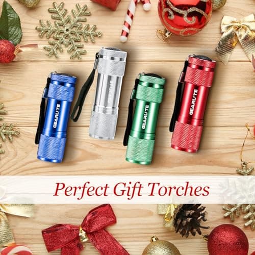 GEARLITE Small LED Torch, 4 Pack Small Torches LED Super Bright with 9 LEDs — view 5