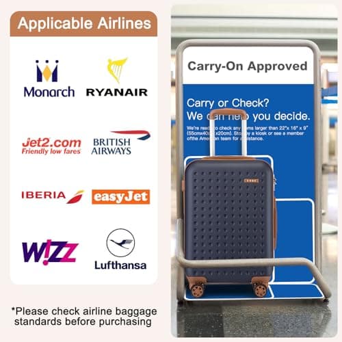 Kono Large Suitcase 28" ABS+PC Hard Shell Suitcase Check in Hold Luggage with 4 Wheels and TSA Lock — view 2