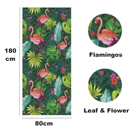 Irunfast Oversized Microfiber Beach Towel for Adults – 71"x32" Quick-Dry Towel Sand-Free, Lightweight Large Microfibre Beach Towels– Perfect for Pool, Travel, Swim, Picnics & Summer — view 2