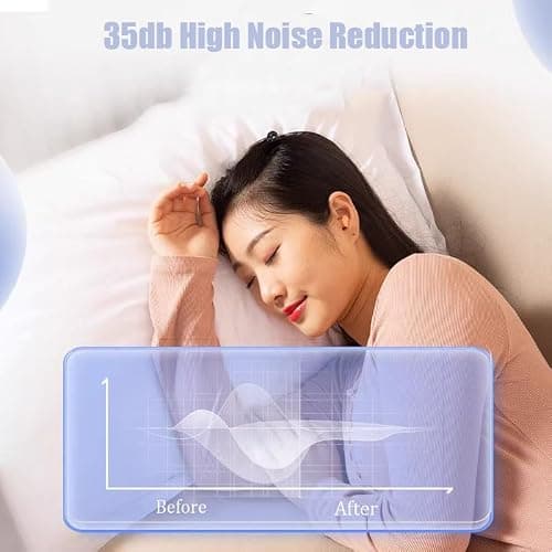5 Pairs Ultra Soft Foam Ear Plugs for Sleep - Streamline arc Design, 36dB Highest NRR, Comfortable Ear Plugs for Snoring, Travel, Concerts, Studying, Loud Noise, Work - Pink — view 5
