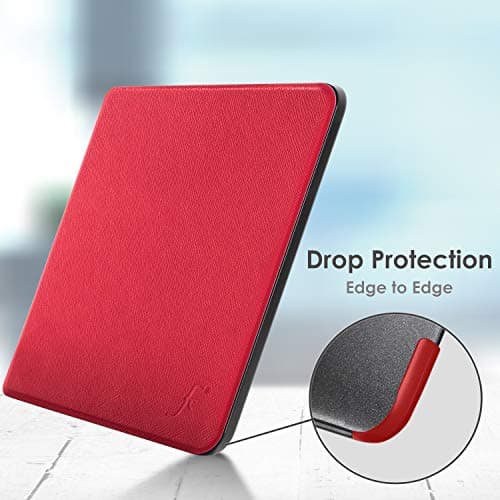Forefront Cases Case for Amazon Kindle Paperwhite 6.8" (10th Generation - 2018 Model) - Red - Slim, Light & Protective, Smart Auto Sleep-Wake Function Cover for Kindle Paperwhite 6.8" — view 5
