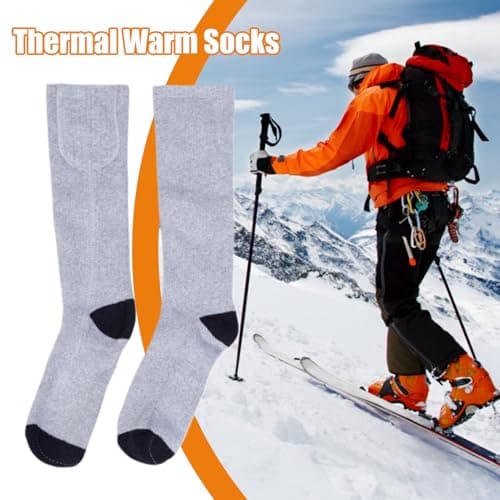 Rechargeable Heated Socks Warm Anti-Slip Thermal Gear — view 2