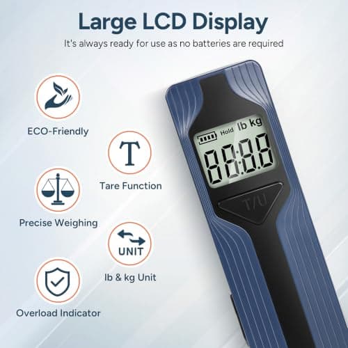 travel inspira Battery-Free Luggage Scale, Suitcase Weighing Scales — view 2