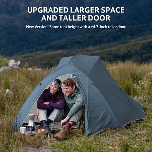 Naturehike Cloud Up Pro Camping Tent, 3 Person, Navy Blue — view 5
