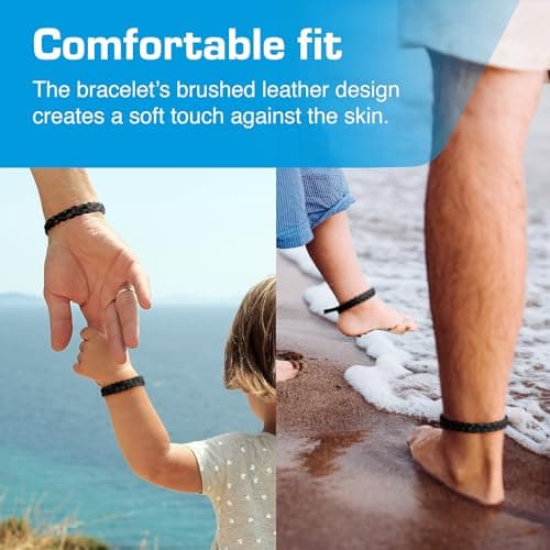 Active Era Mosquito Repellent Bracelet [12 Pack], Insect Midge & Mosquito Bands - Powerful DEET Free Formula - Waterproof with 250 Hours / 10 Days of Protection (Black - 12 Pack) — view 5