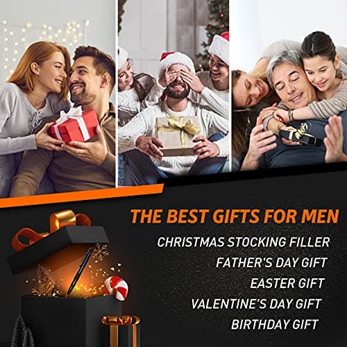 BIIB Gifts for Men, 7 in 1 Multi Tool Pen with LED, Gifts for Him Dad Gifts — view 6