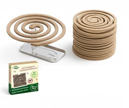 40Pc Mosquito Coils, Spirals Repellent Smoke For Indoor & Outdoor Patio - Perfect For BackYards Camping (Contains 40 Coils & 8 Metal Stands) - 4 Boxes