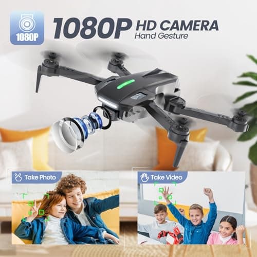 DEERC D70 Mini Drone for Kids and Adults with 1080P HD Camera, Foldable — view 2