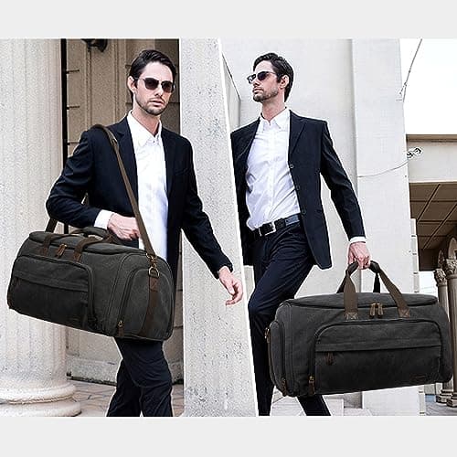 S-Zone Carry On Garment Bag for Travel Convertible Garment Duffle Bag Suit Bags for Men Women Travel 2 in 1 Hanging Suitcase Business Travel Bag with Toiletry Bag — view 2