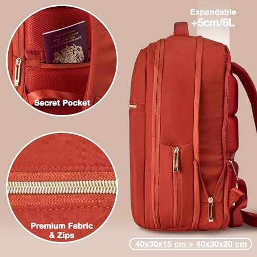 Cabin Max Expandable Cabin Bag 40x30x20 Underseat Backpack 40x30x15 — view 6