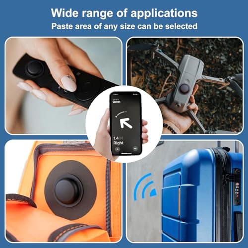 4 pack For Apple Airtag Holder,Silicone Airtag Fabric Holder with 3M Adhesive Sticker,Secure and Discreet,Airtags Case For Luggage,Camera Bags,Bags,Backpacks and Wallet — view 5