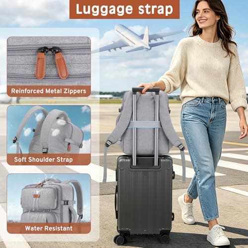 ZOMFELT Ryanair Cabin Bags 40x30x20, 24L Travel Backpack Underseat — view 5