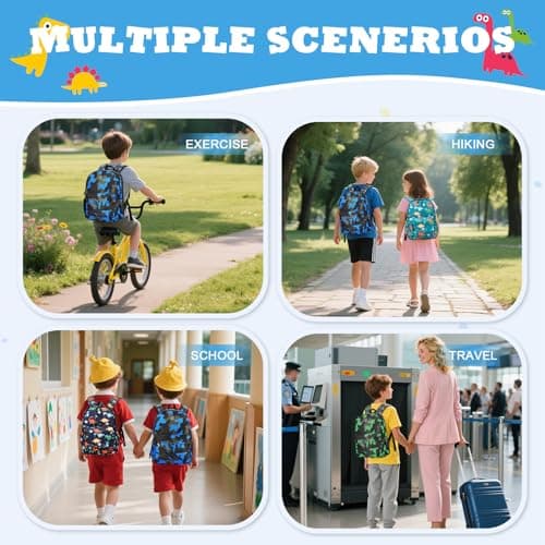 Aucuu Kids Backpack, Camouflage School Backpack, Boys Girls Toddler Primary School Bag, Waterproof Nylon Rucksack, Casual Daypack, Book Bag for Campus Outdoor Travel Sports — view 6