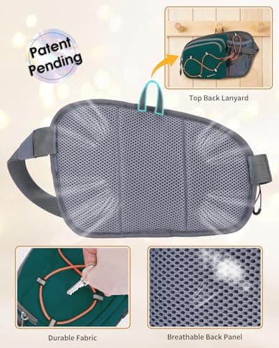 Sportsnew Bum Bag Fanny Pack for Men Women with Water Bottle Holder — view 3