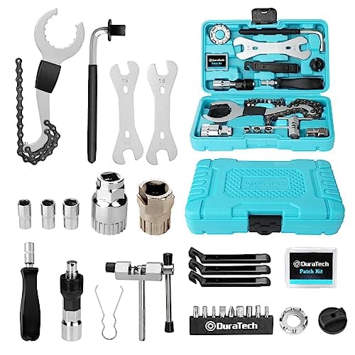 DURATECH 31-Piece Bicycle Repair Kit with Storage Case