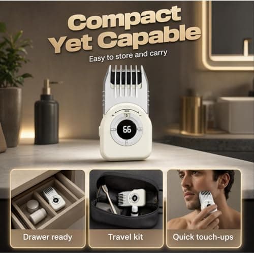 Wireless Hair Clippers, Cordless Electric 5 Modes Cordless Grooming Razor — view 2