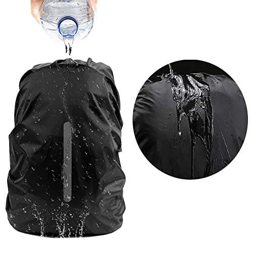 2 Pack Waterproof Backpack Rain Covers, Reflective Rucksack Covers, 30-40L — view 5