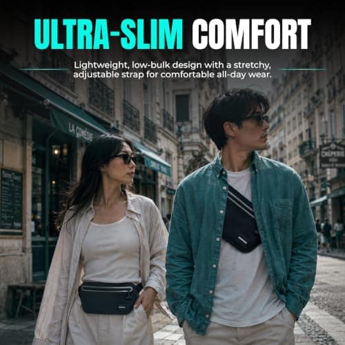 DRENCH 100% Waterproof Money Belt, RFID Blocking Bum Bag for Travel & Beach — view 6