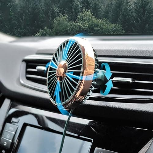 Birtern Portable Fan for Car Air Cooler 3 Speeds Adjustable Powerful — view 2